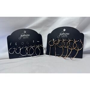 New Gold & Silver Hoop and Stud Earring Combo by Jasmine Lane Jewelry Co.